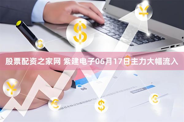 股票配资之家网 紫建电子06月17日主力大幅流入