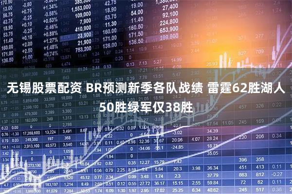 无锡股票配资 BR预测新季各队战绩 雷霆62胜湖人50胜绿军仅38胜