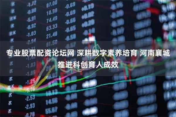 专业股票配资论坛网 深耕数字素养培育 河南襄城推进科创育人成效